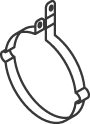 DINEX 50853 Holding Bracket, silencer